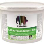 Silikat-Fassadenputz R 15,20,30 - Tencuiala decorativa  structurata zgariata sau bob langa bob, ALB-25kg