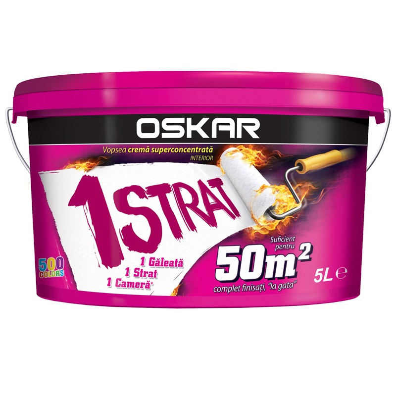 vopsea-lavabila-oskar-pentru-interior-5l OSKAR 1 Strat 5 L - imagine 1