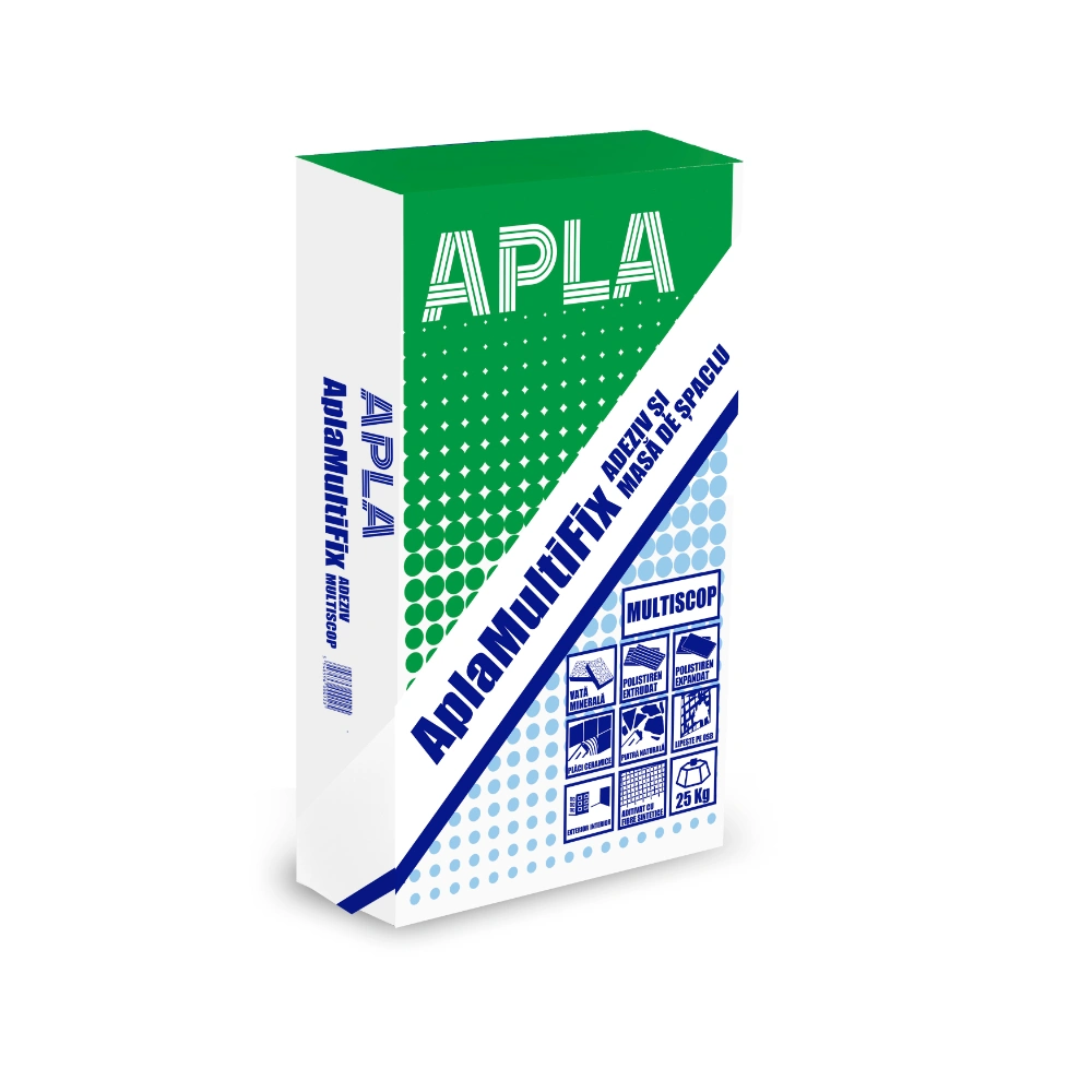 Apla Multifix Adeziv multiscop – pentru panouri termoizolante (EPS, XPS, vata minerala si placi ceramice)25 kg Apla Multifix Adeziv multiscop – pentru panouri termoizolante (EPS, XPS, vata minerala si placi ceramice)25 kg - imagine 1