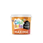 CasaBella MAXIMA vopsea super-lavabila alba  pentru interior 15 L