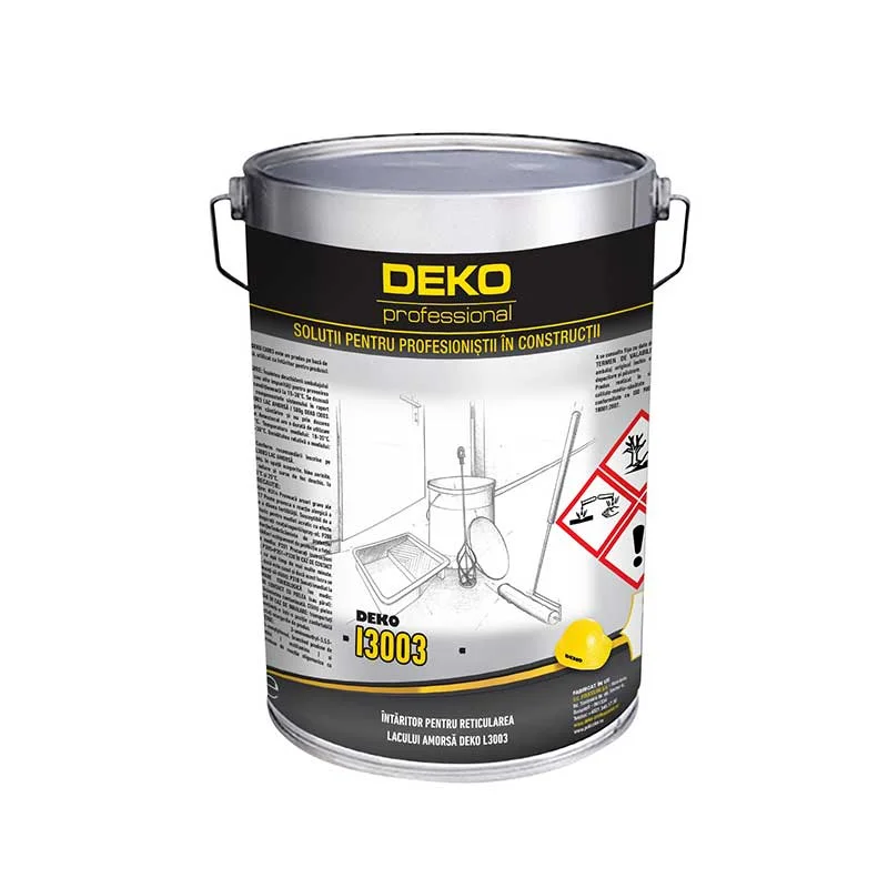 Deko -I3003H Intaritor amorsa lac E 3003- 5kg Deko -I3003H Intaritor amorsa lac E 3003- 5kg ( se foloseste in sistem cu pardoselile autonivelante Deko E3111 si E3112) si cu lacul amorsa L3101,L3003H - imagine 1