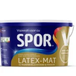 SPOR vopsea super-lavabila alba mata  pentru interior LATEX MAT 8 L